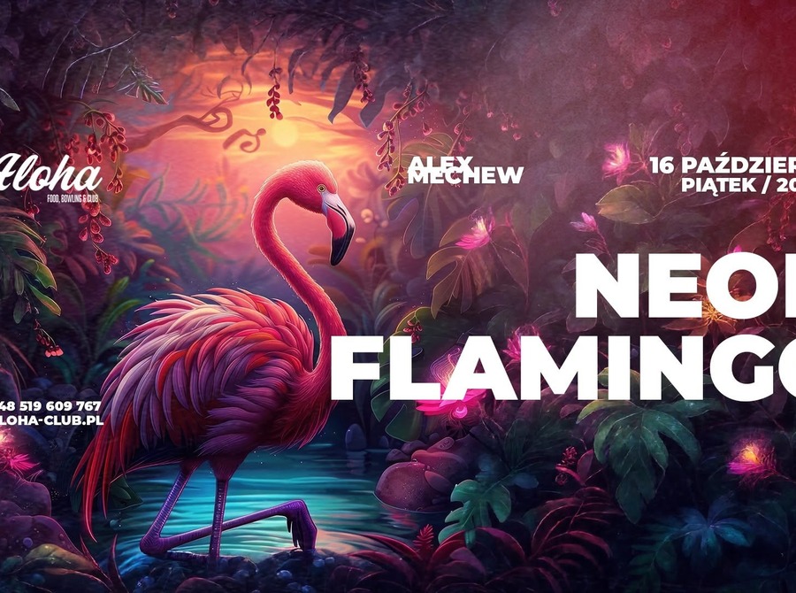 Neon Flamingo