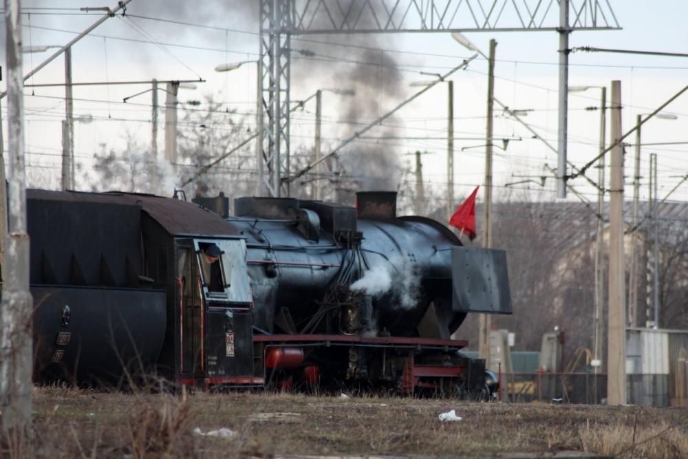 Rekonstrukcja "Na nieludzką ziemię" - Rampa kolejowa - Przemyśl - 28.02.2010