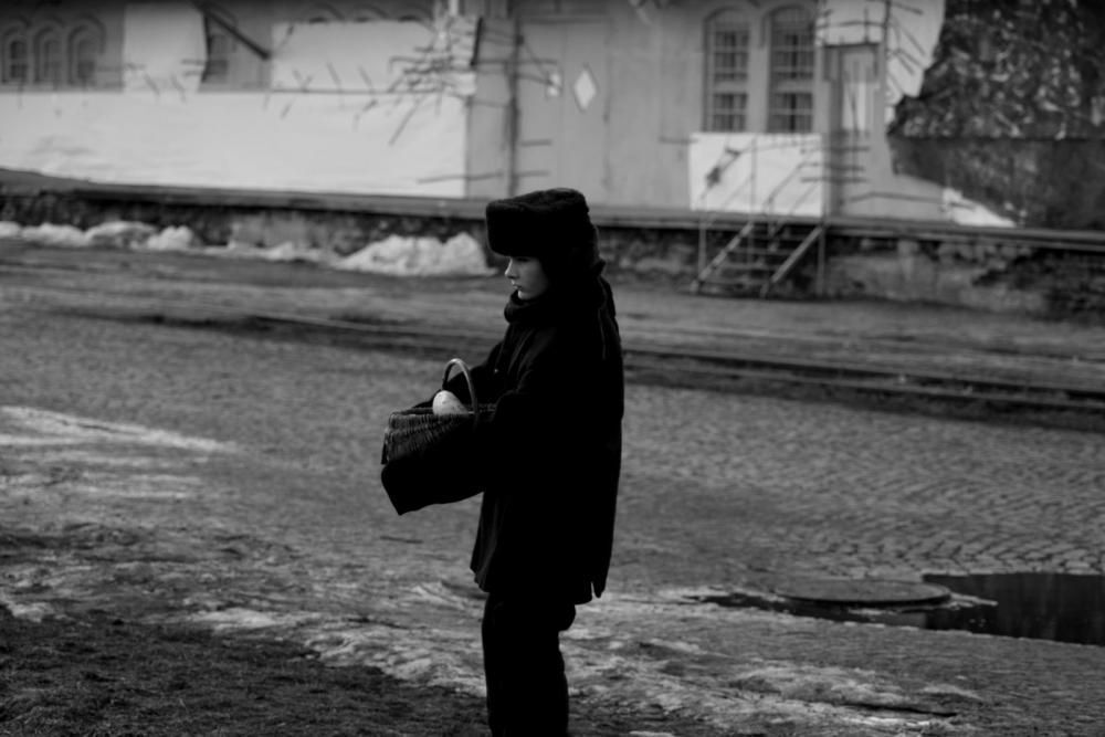 Rekonstrukcja "Na nieludzką ziemię" - Rampa kolejowa - Przemyśl - 28.02.2010