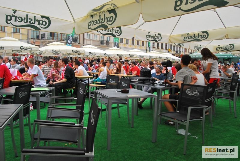 Strefa Kibica na rzeszowskim Rynku