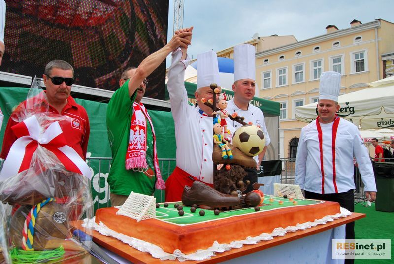 Strefa Kibica na rzeszowskim Rynku