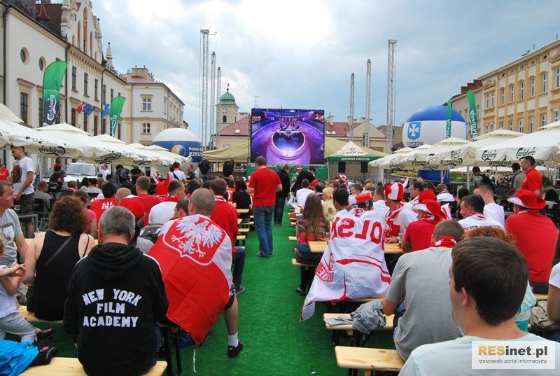 Strefa Kibica na rzeszowskim Rynku