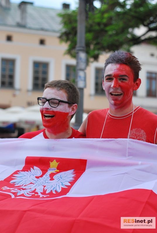 Strefa Kibica na rzeszowskim Rynku