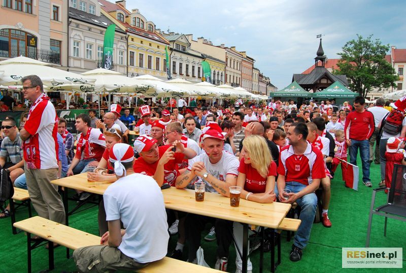 Strefa Kibica na rzeszowskim Rynku