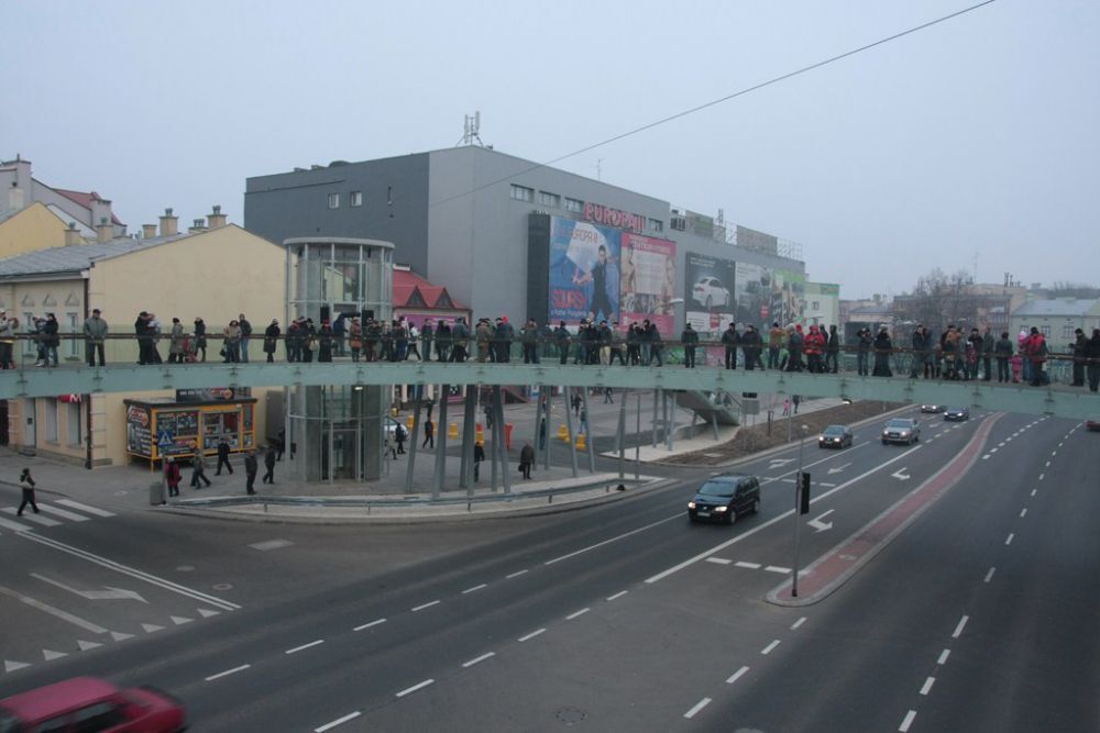  Fotogaleria z otwarcia okrągłej kładki w Rzeszowie