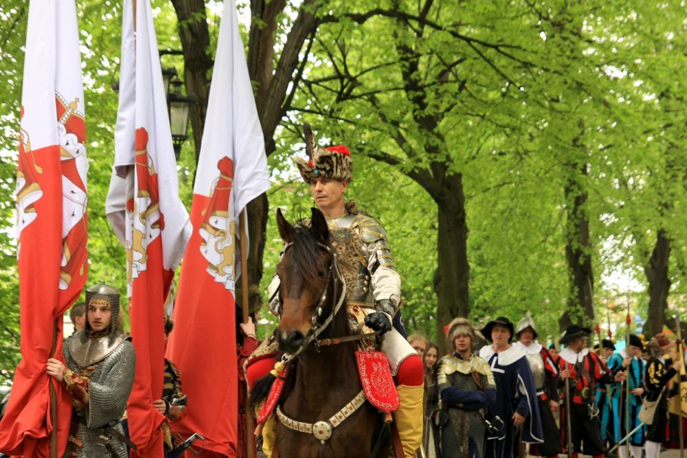  Pochód wojsk husarskich hetmana Hieronima Augustyna Lubomirskiego w Rzeszowie
