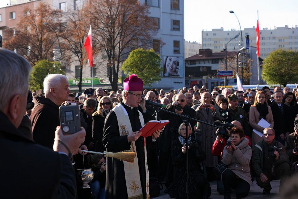  Odsłonięcie i poświecenie pomnika płk. Łukasza Cieplińskiego,