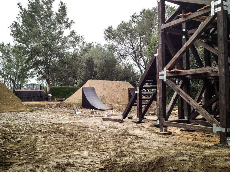 Inwestycje w Rzeszowie. Dirtpark - plac budowy