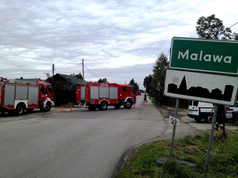 Malawa. Tragiczne skutki wichury - 14.08.2014