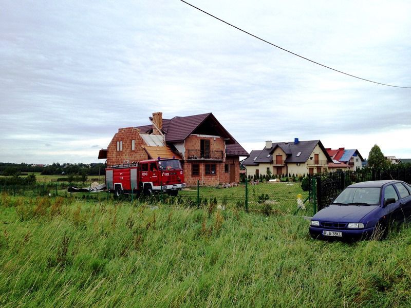 Malawa. Tragiczne skutki wichury - 14.08.2014