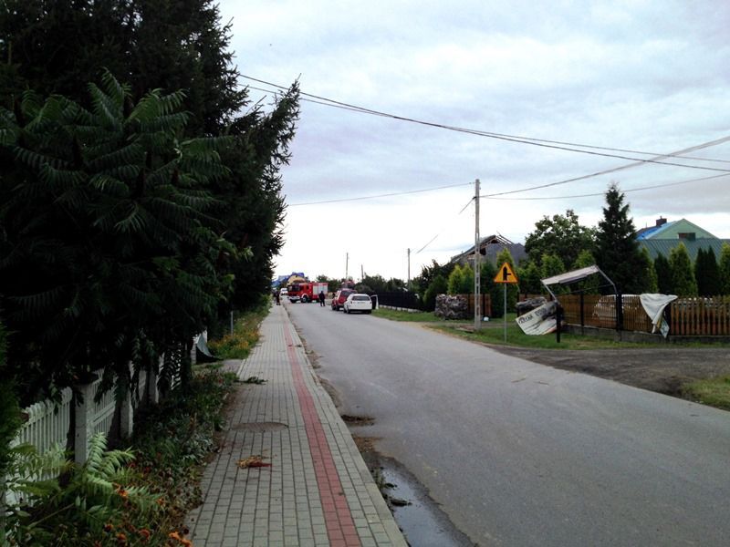 Malawa. Tragiczne skutki wichury - 14.08.2014