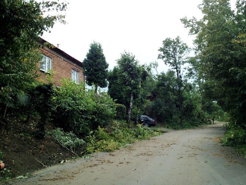 Malawa. Tragiczne skutki wichury - 14.08.2014