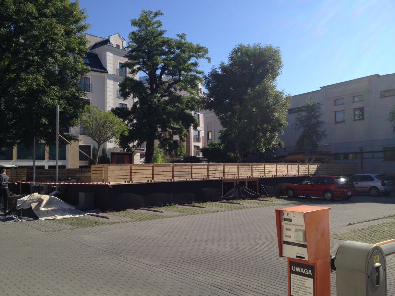 Skwer "Różanka" w centrum Rzeszowa