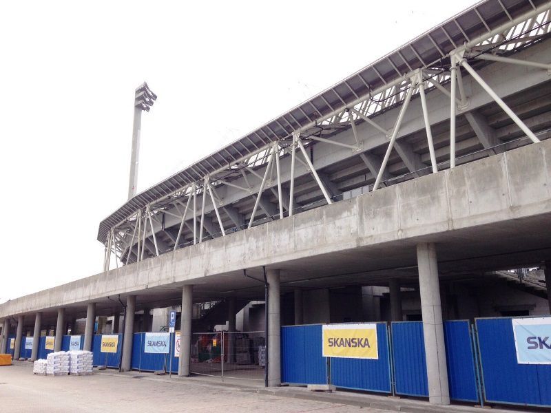 Remonty na Stadionie Miejskim - marzec 2015