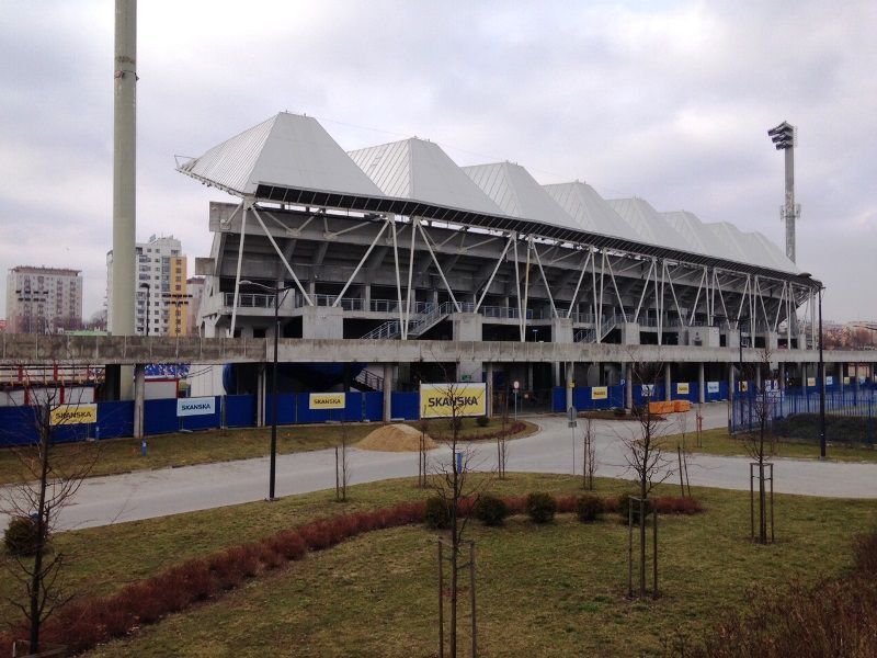 Remonty na Stadionie Miejskim - marzec 2015