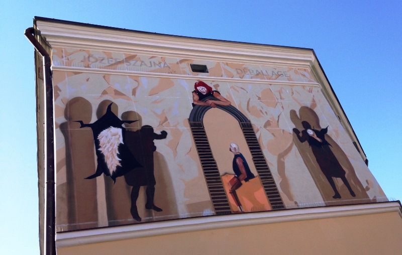 Deballage - nowy mural w centrum Rzeszowa