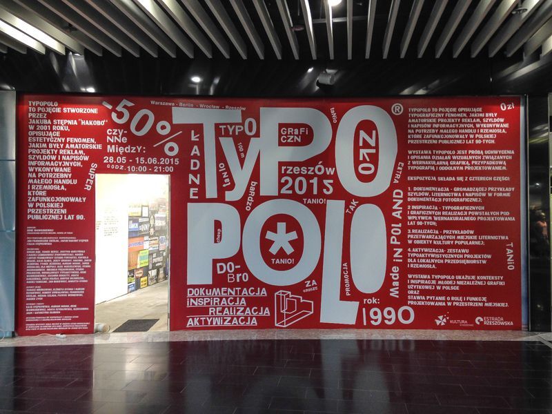 Festiwal Przestrzeni Miejskiej. Wystawa "Typo Polo"