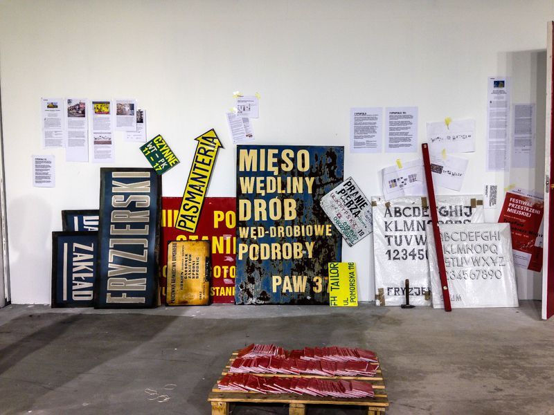 Festiwal Przestrzeni Miejskiej. Wystawa "Typo Polo"