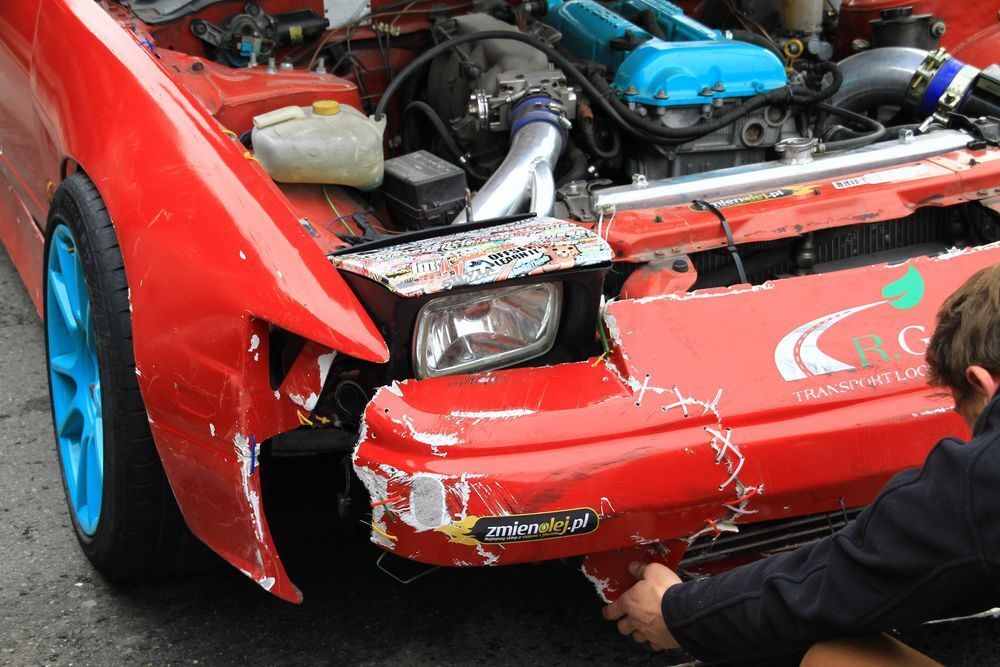 Pokazy driftu na Festiwalu Motoryzacyjnym w Rzeszowie 