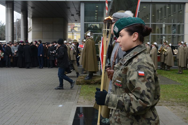 Odsłonięcie pomnika smoleńskiego