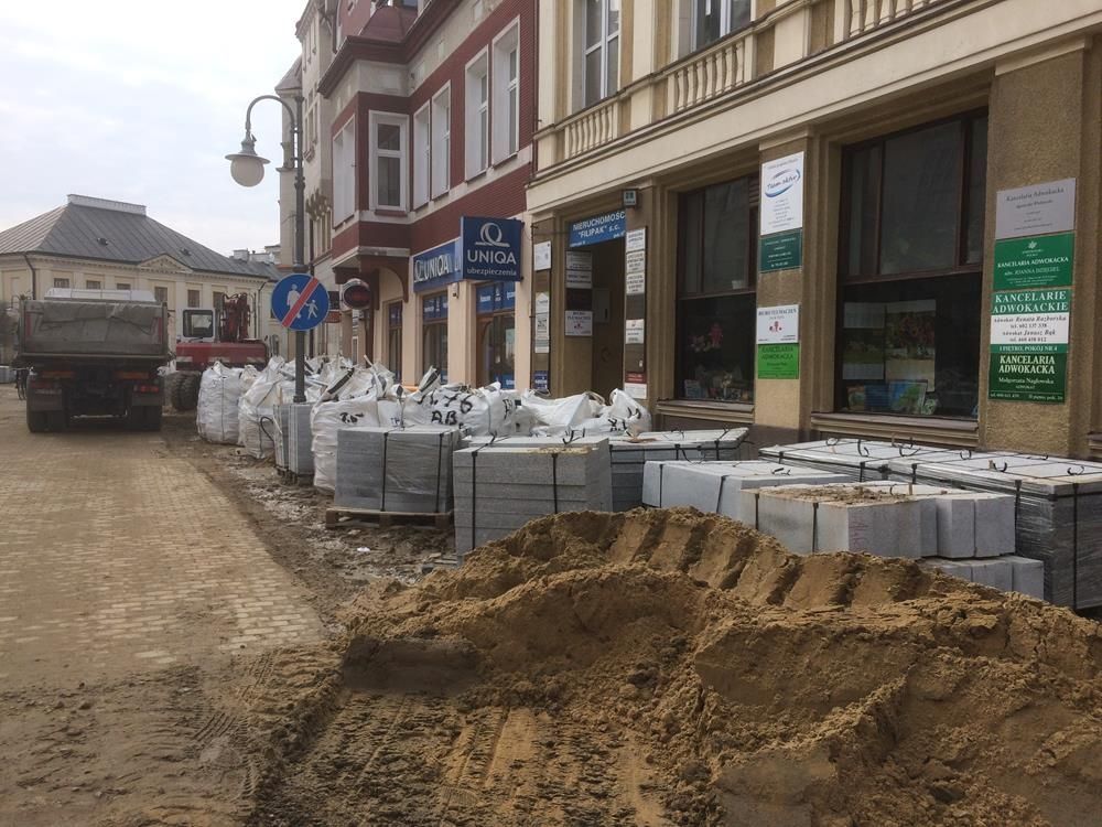 Przebudowa ul. 3 Maja (25.03.2017)