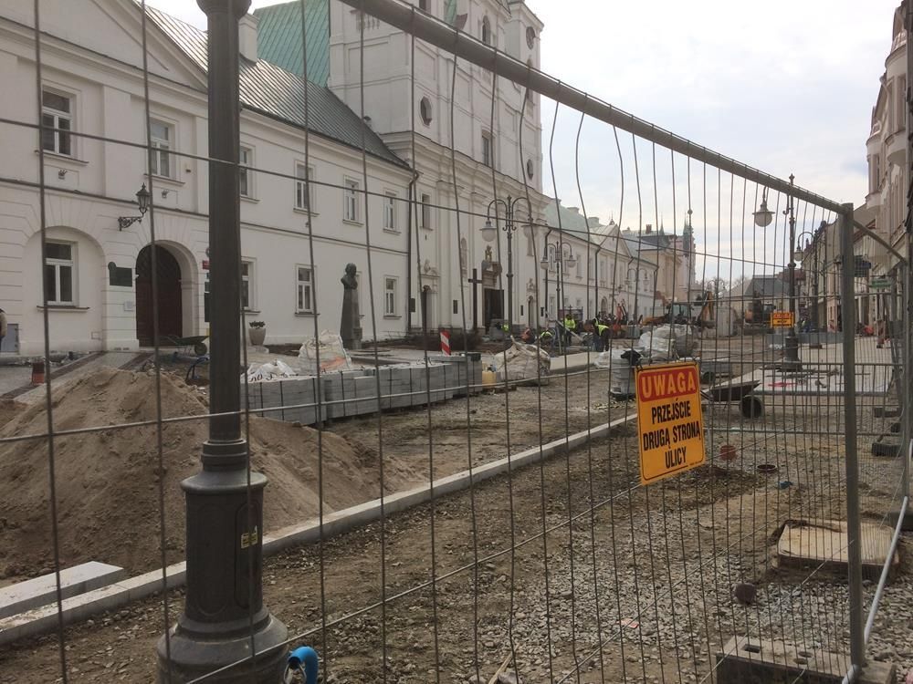 Przebudowa ul. 3 Maja (25.03.2017)