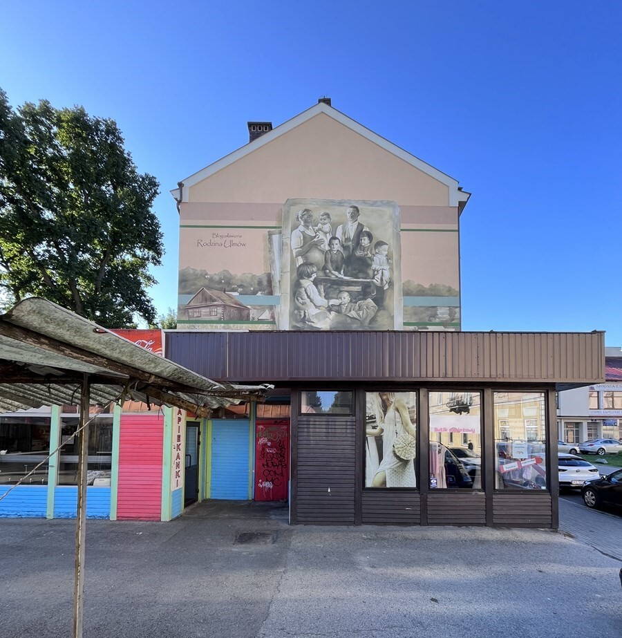 "Błogosławiona rodzina Ulmów" - nowy mural w Rzeszowie