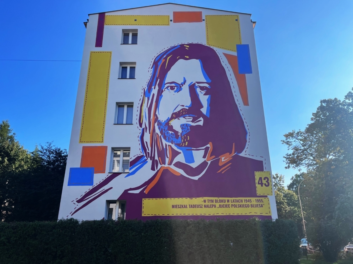 Mural upamiętniający Tadeusza Nalepę - ul. Hetmańska 43