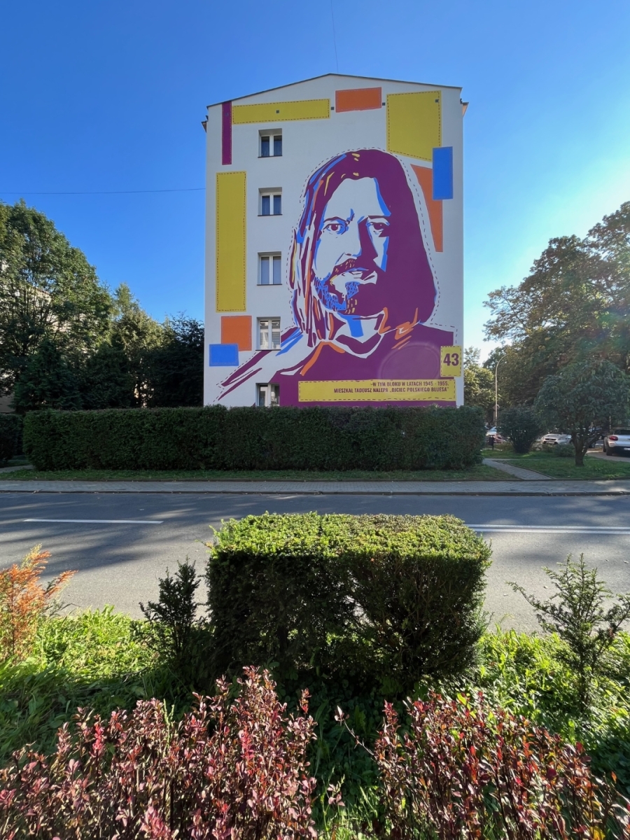 Mural upamiętniający Tadeusza Nalepę - ul. Hetmańska 43