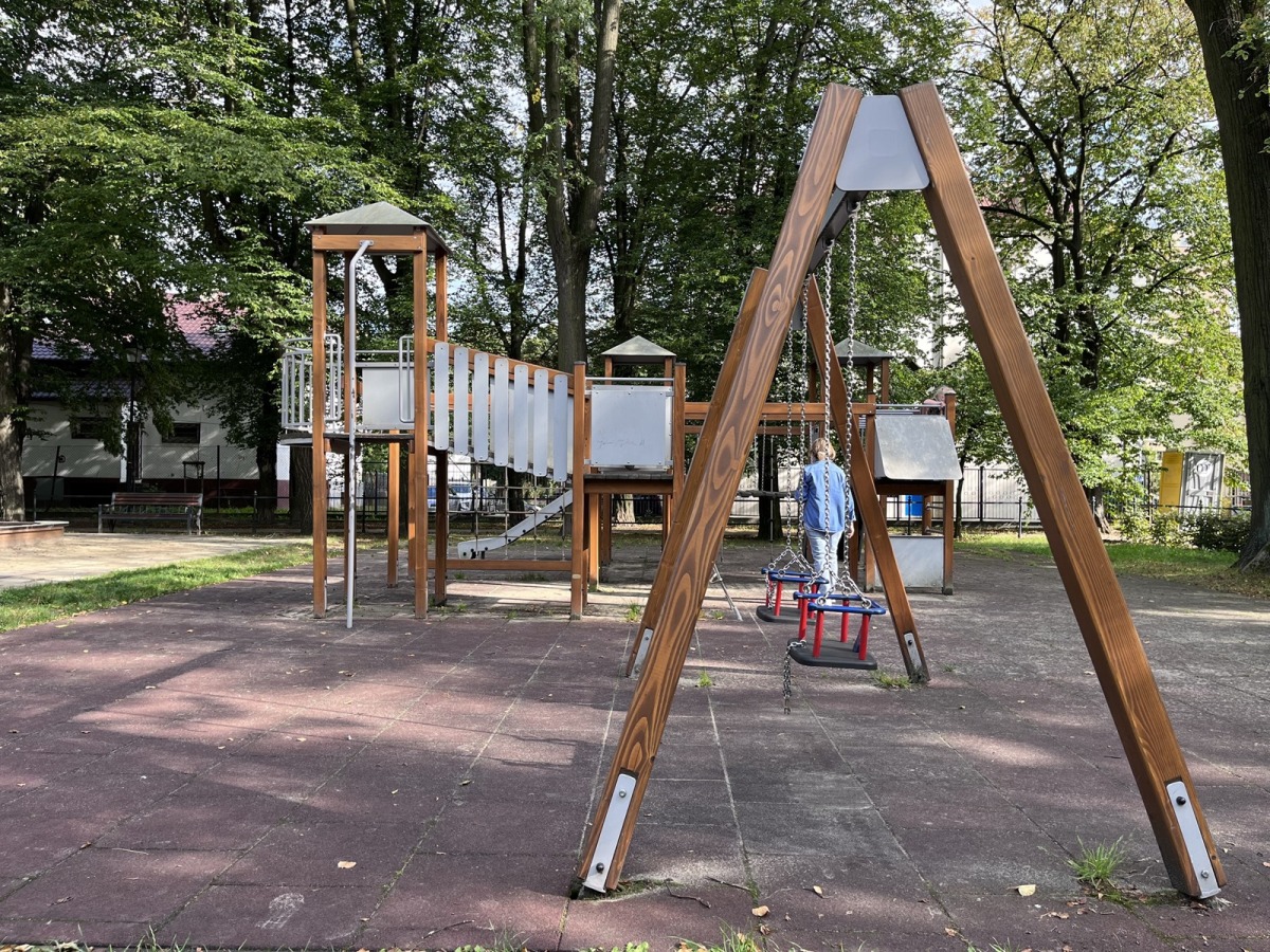 Plac zabaw w Ogrodzie Miejskim im. Solidarności w Rzeszowie