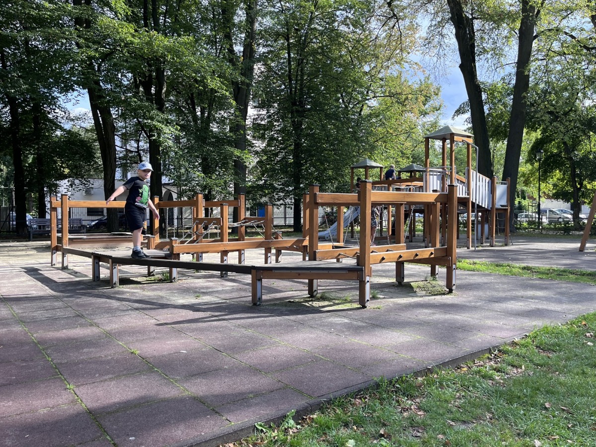 Plac zabaw w Ogrodzie Miejskim im. Solidarności w Rzeszowie