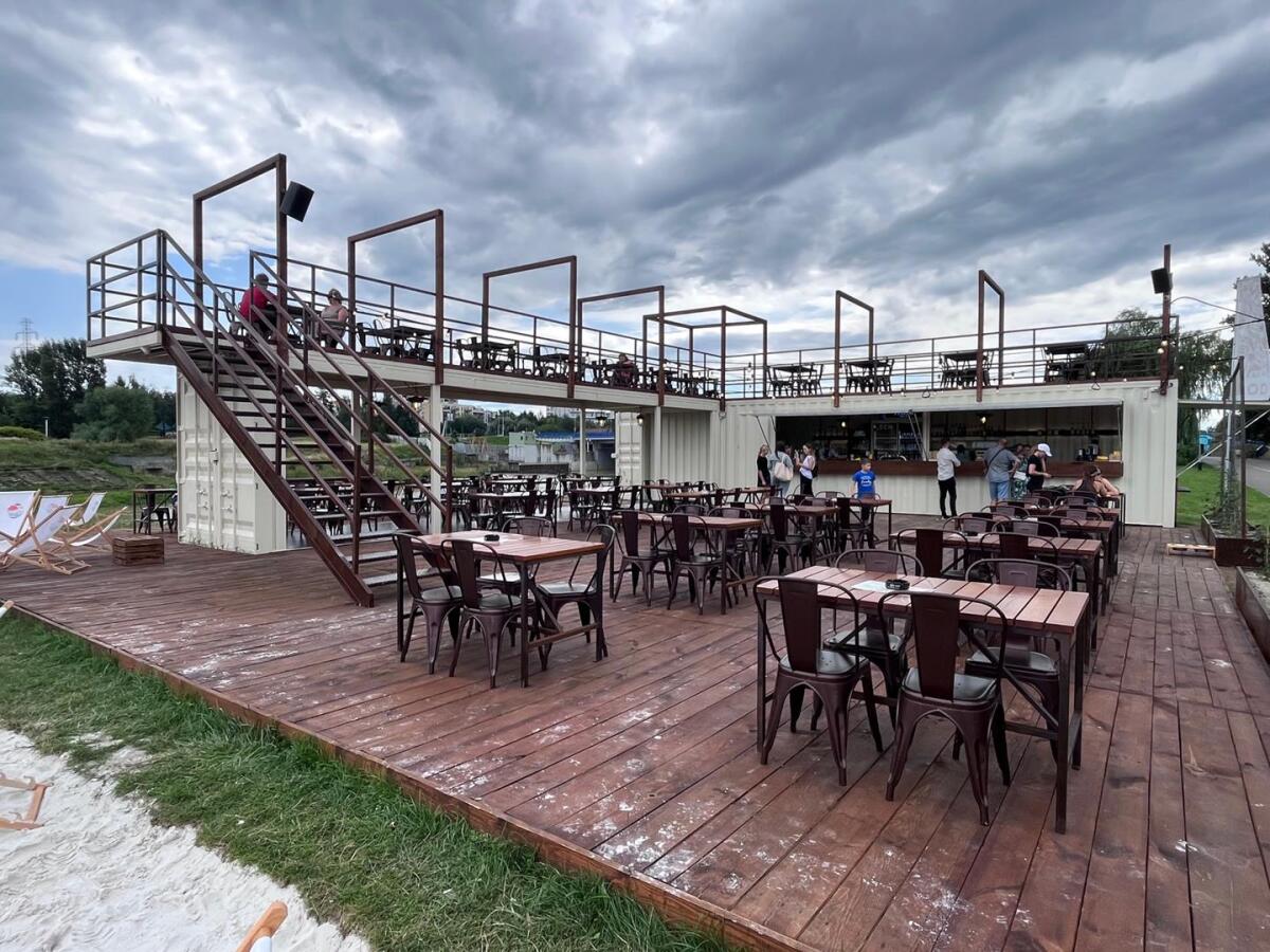Zapora - beach bar nad Wisłokiem