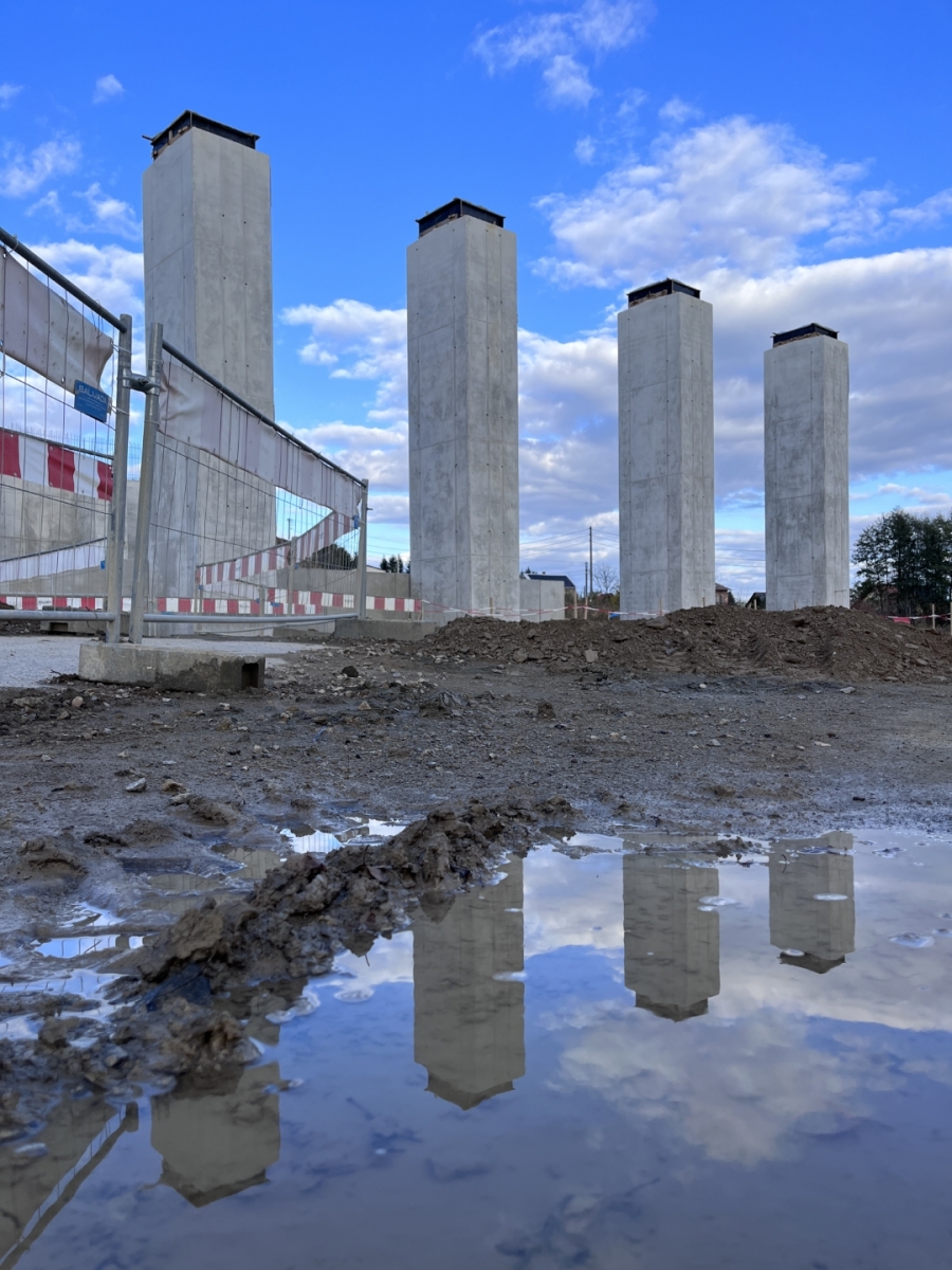Na budowie drogi ekspresowej S19 Rzeszów Południe - Babica
