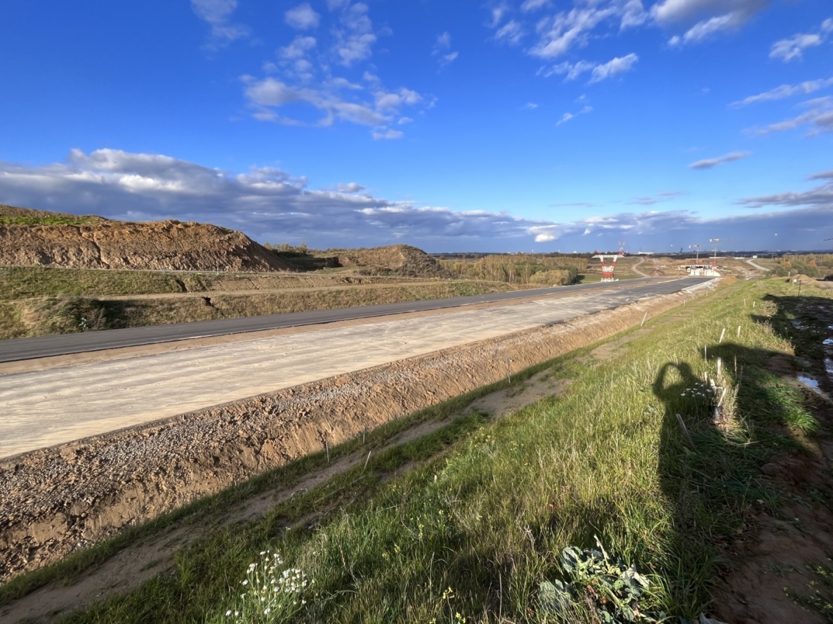 Na budowie drogi ekspresowej S19 Rzeszów Południe - Babica