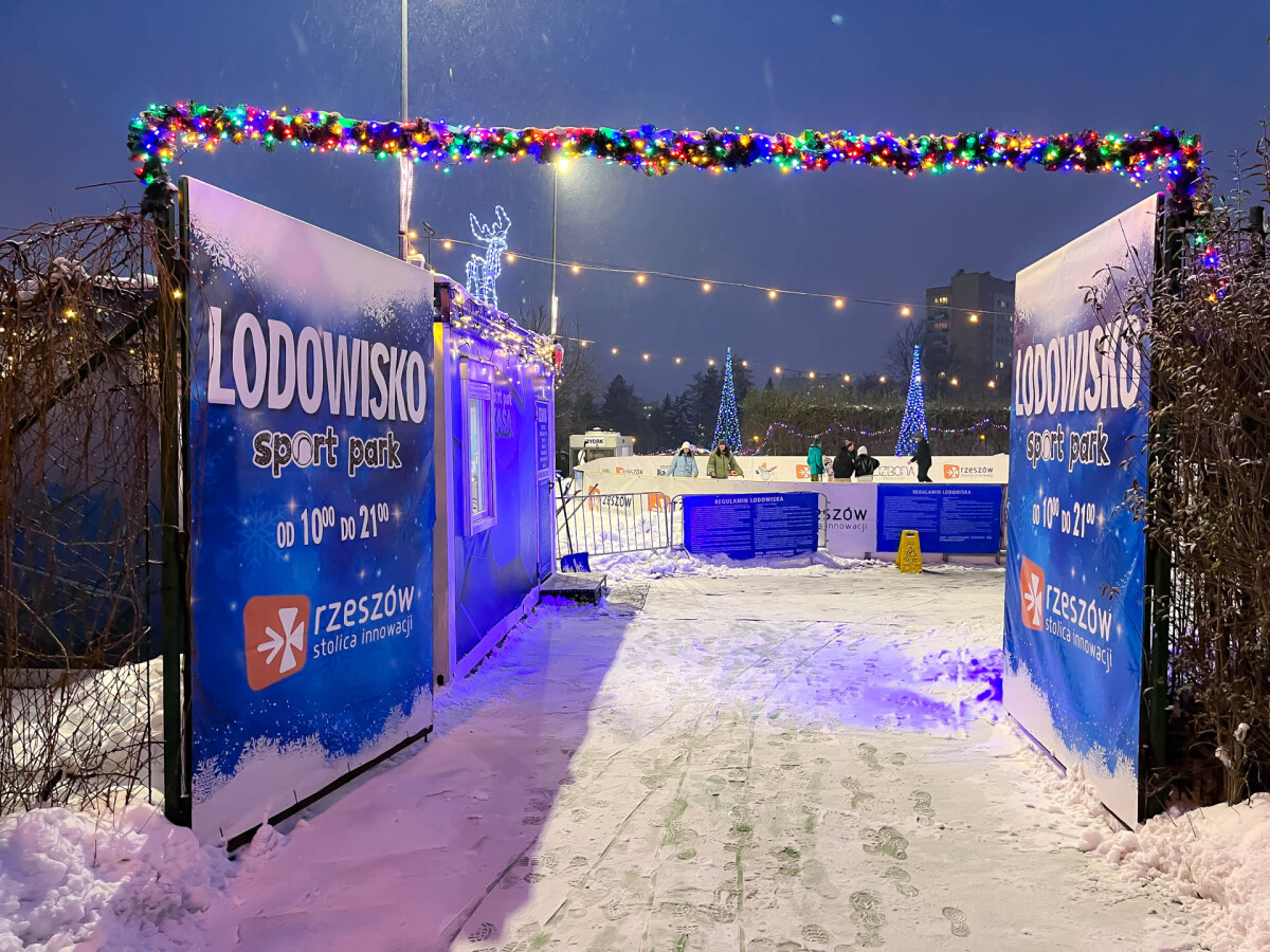 Lodowisko w Parku Sybiraków - sezon 2023 / 2024