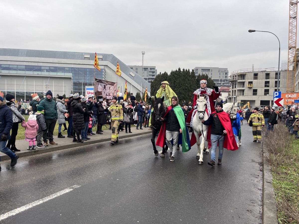 Orszak Trzech Króli na ulicach Rzeszowa 2024
