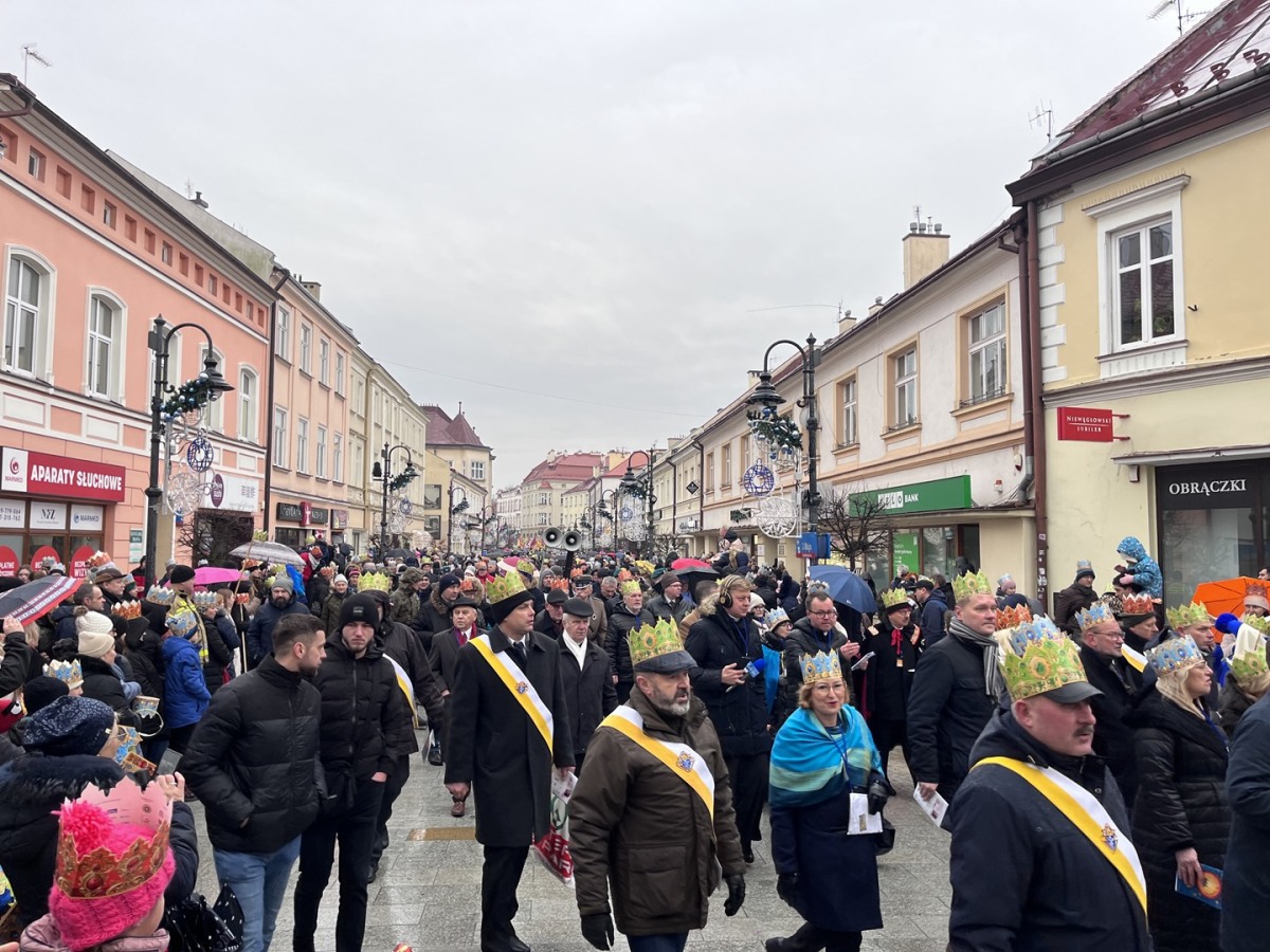Orszak Trzech Króli na ulicach Rzeszowa 2024