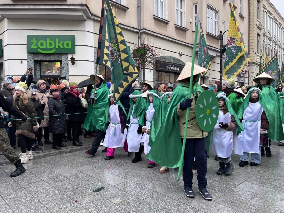 Orszak Trzech Króli na ulicach Rzeszowa 2024