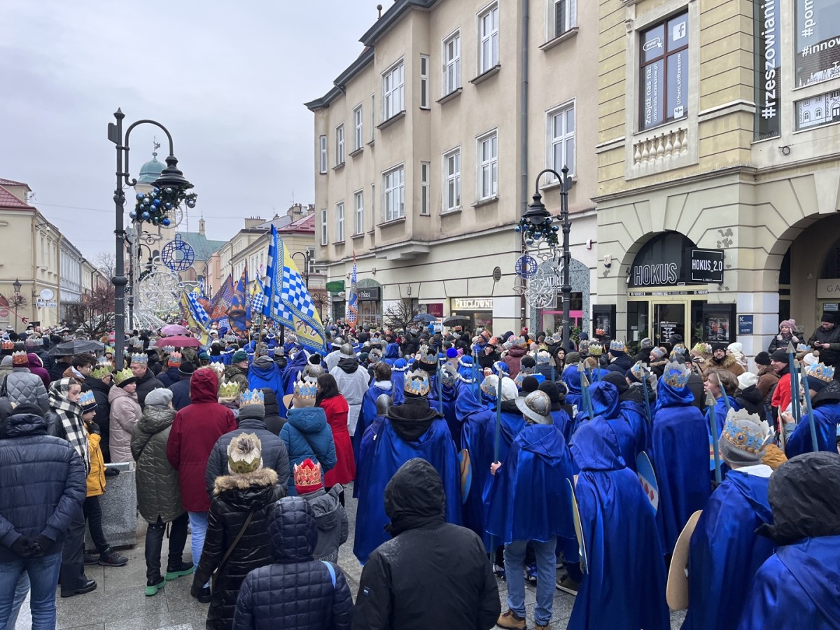 Orszak Trzech Króli na ulicach Rzeszowa 2024