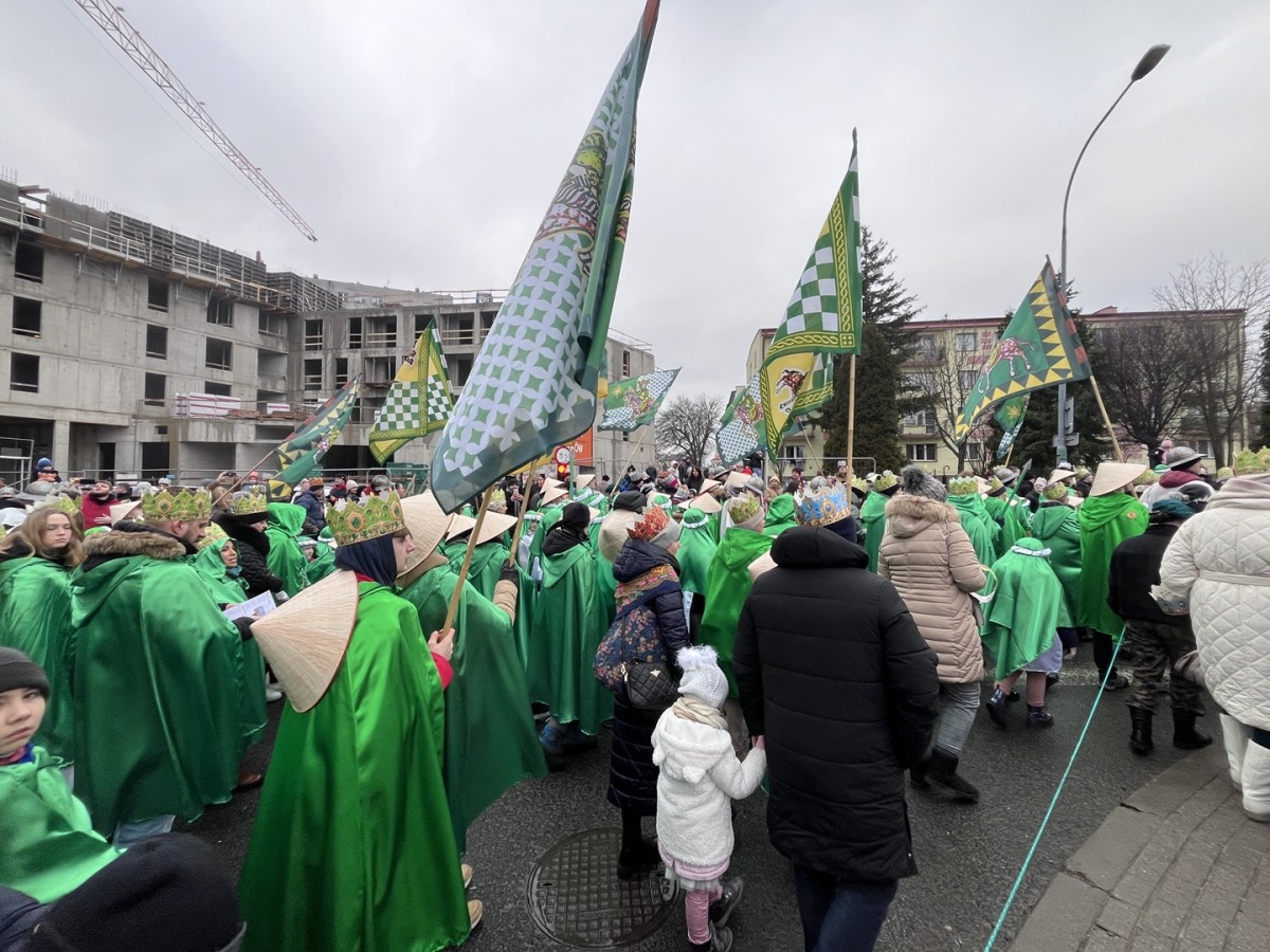 Orszak Trzech Króli na ulicach Rzeszowa 2024
