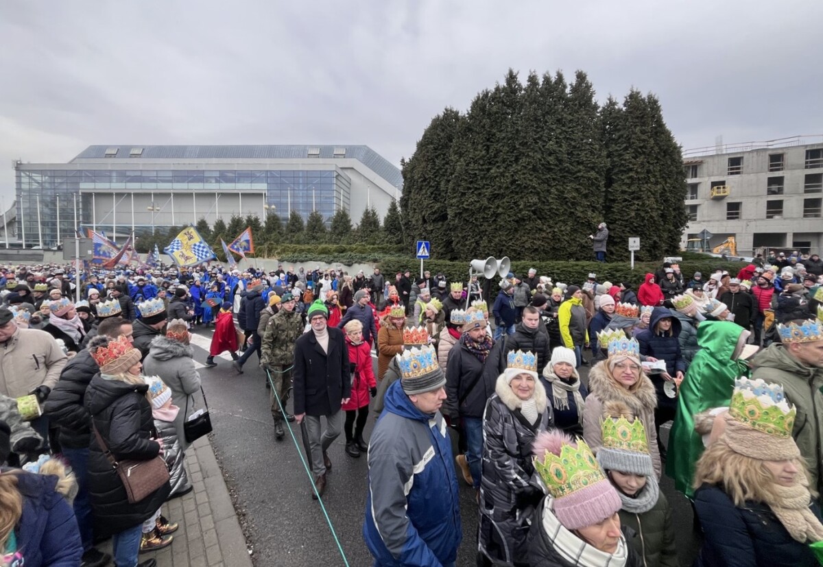 Orszak Trzech Króli na ulicach Rzeszowa 2024