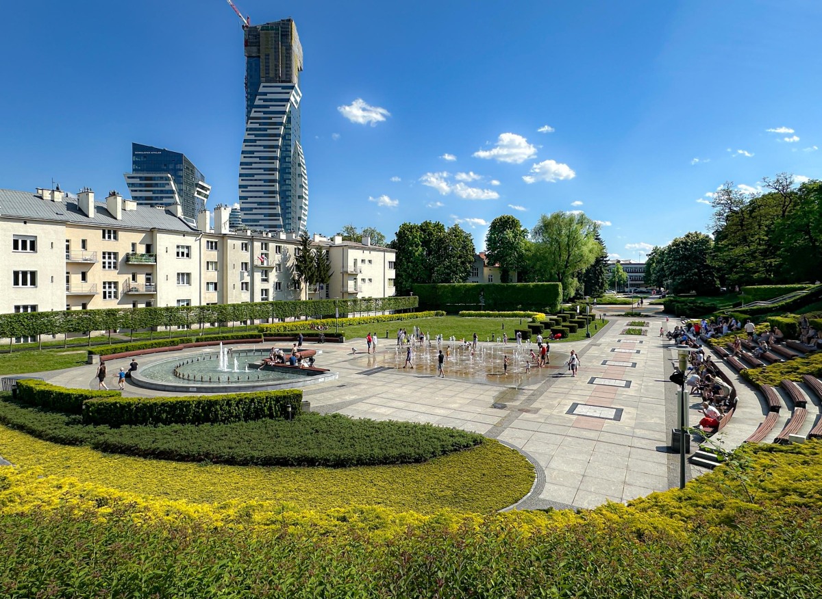 Fontanna Multimedialna - Rzeszów, Krajobraz