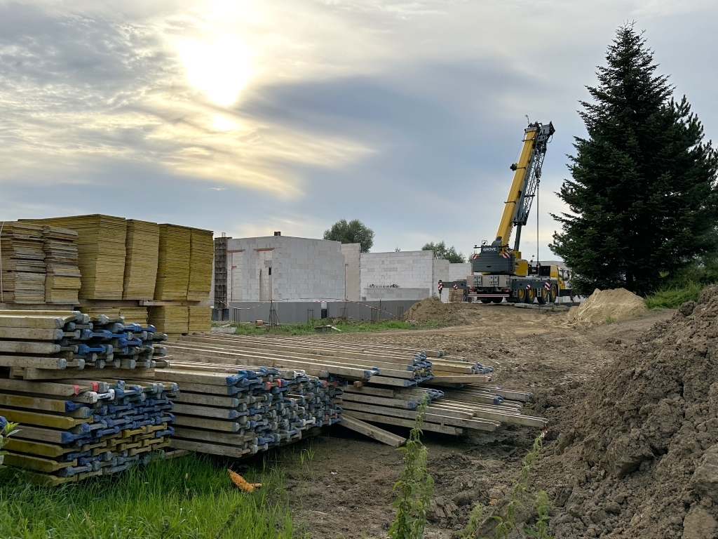 Rzeszów - Budowa żłobka przy ul. Jachowicza na osiedlu Drabinianka [Sierpień 2024]