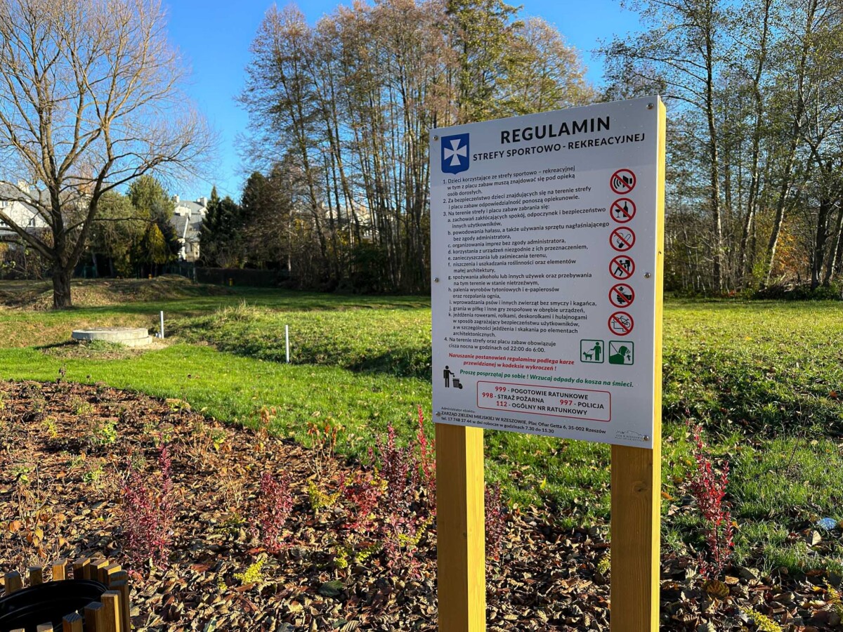 Rzeszów - Nowy ogród kieszonkowy w rejonie ul. Tarnowskiej [listopad 2024]