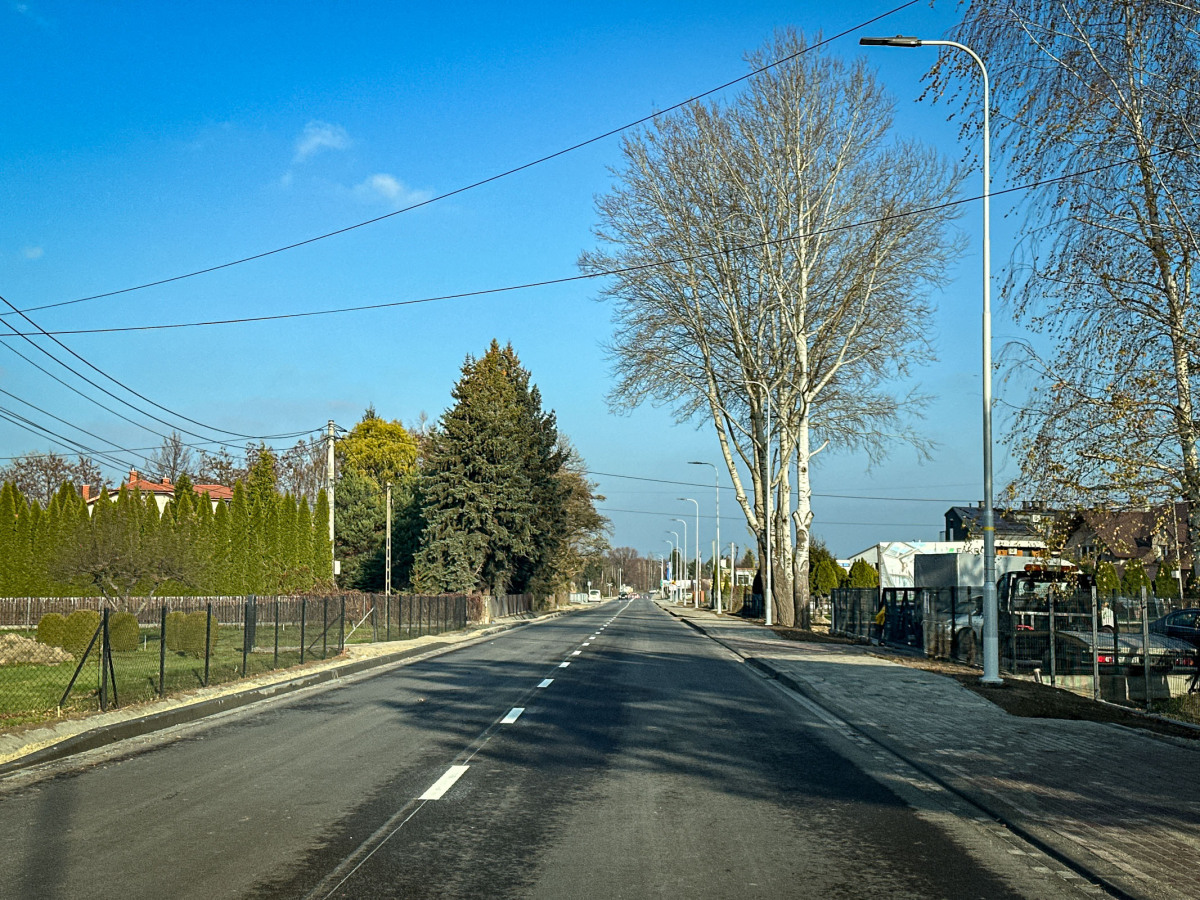 Rzeszów - Przebudowa ul. Załęskiej na finiszu [listopad 2024]