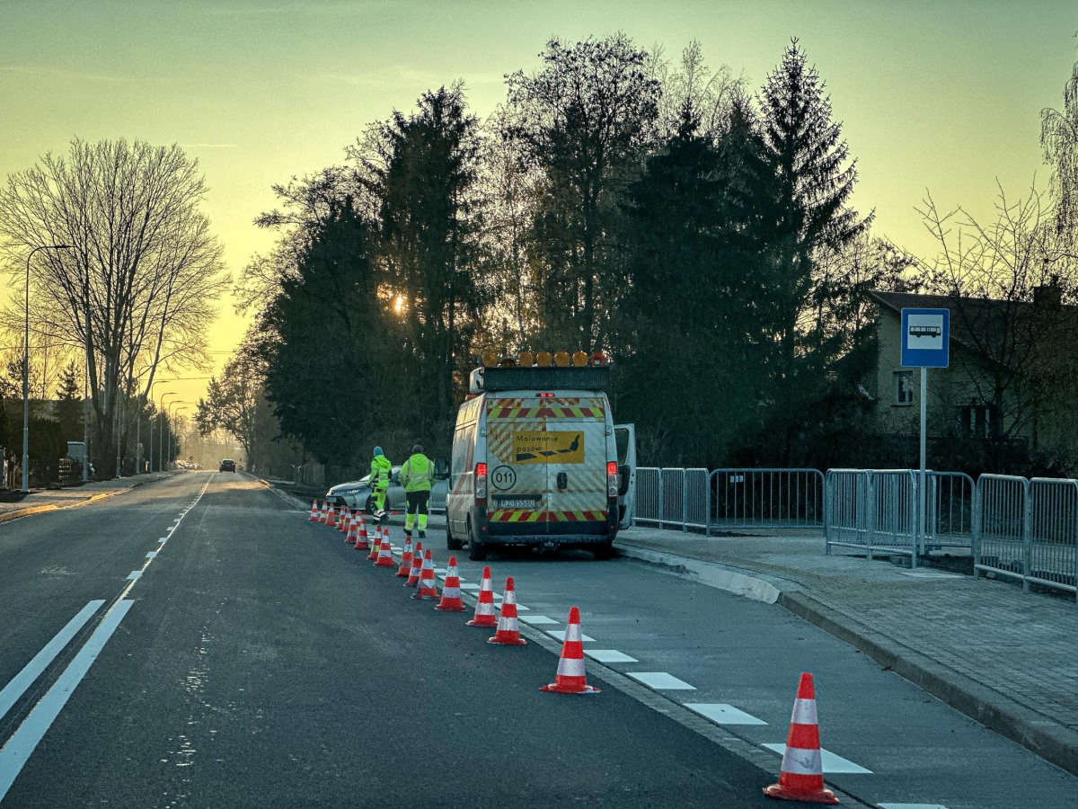 Rzeszów - Przebudowa ul. Załęskiej na finiszu [listopad 2024]