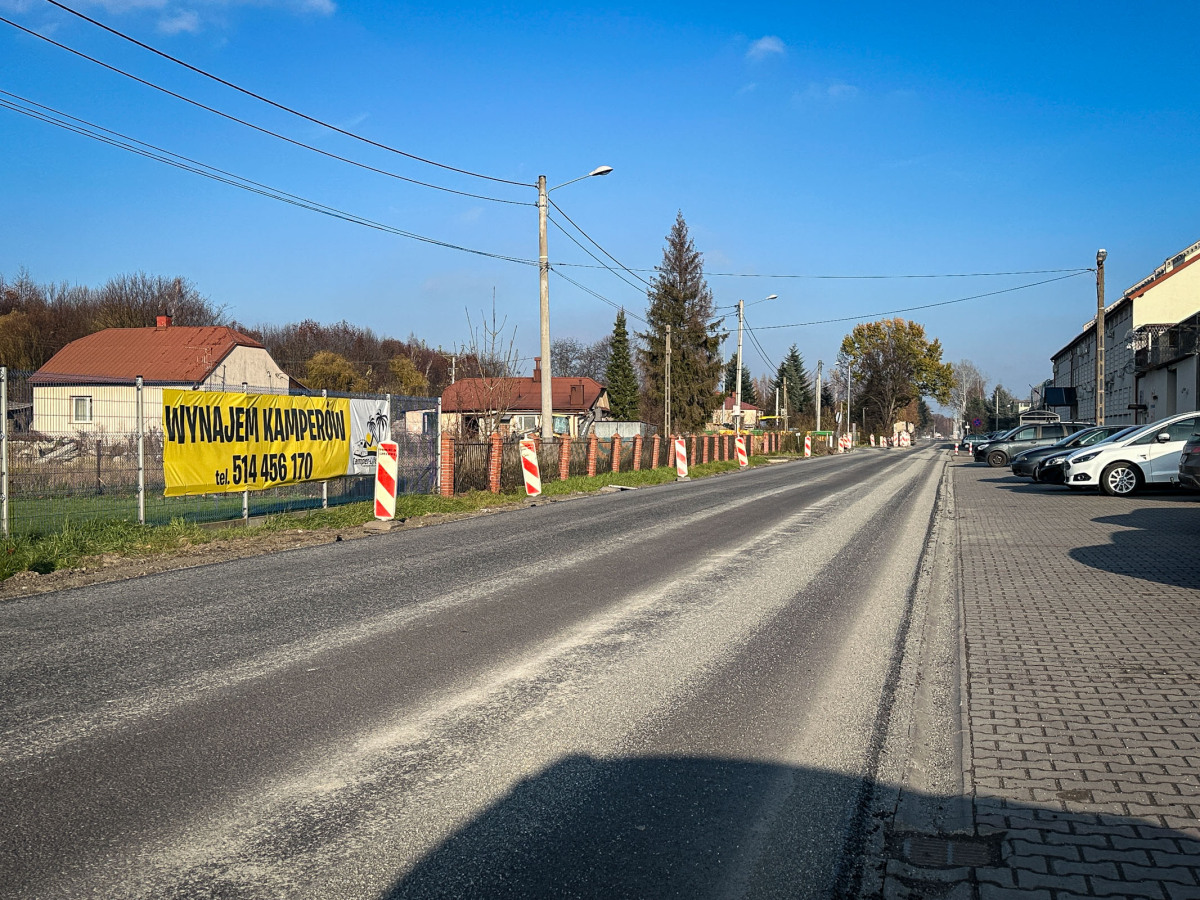 Rzeszów - Przebudowa ul. Załęskiej na finiszu [listopad 2024]