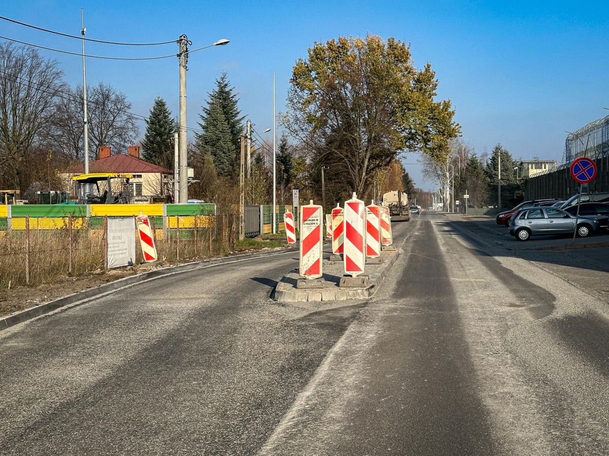 Rzeszów - Przebudowa ul. Załęskiej na finiszu [listopad 2024]
