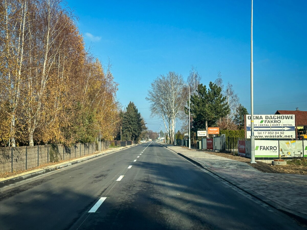 Rzeszów - Przebudowa ul. Załęskiej na finiszu [listopad 2024]
