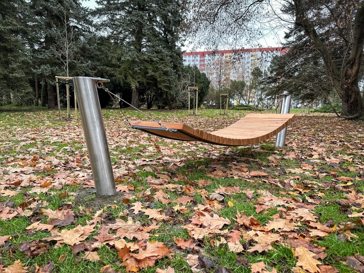 Rzeszów - Strefa relaksu w Parku Zdrowia na osiedlu Kmity
